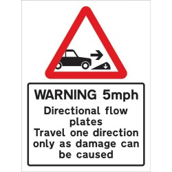Warning 5mph with Diagram